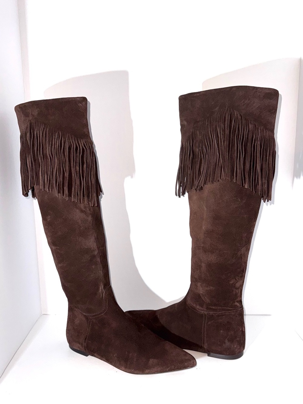 Polo Ralph Lauren Fringe Trim Suede Boots